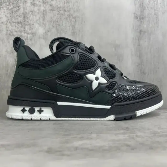 LV Skate Sneaker Black White