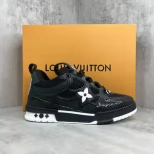LV Skate Sneaker Black White