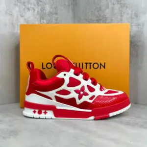 LV Skate Sneaker Red White