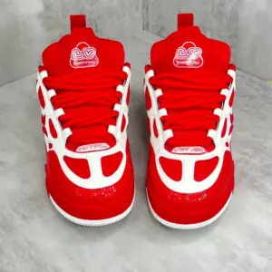 LV Skate Sneaker Red White