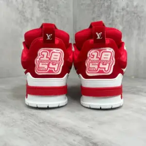 LV Skate Sneaker Red White