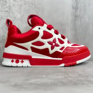 LV Skate Sneaker Red White