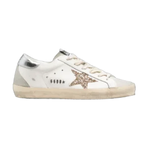 Golden Goose Super-Star White Gold Silver Star