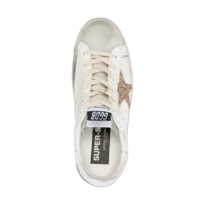 Golden Goose Super-Star White Gold Silver Star