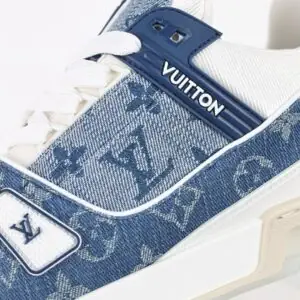 LV Trainer Denim Monogram Blue