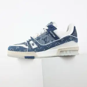 LV Trainer Denim Monogram Blue