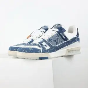 LV Trainer Denim Monogram Blue