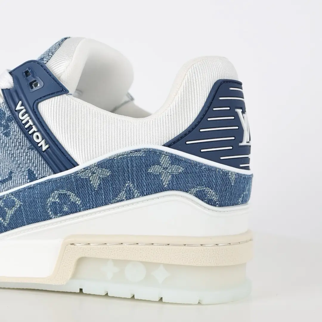 LV Trainer Denim Monogram Blue
