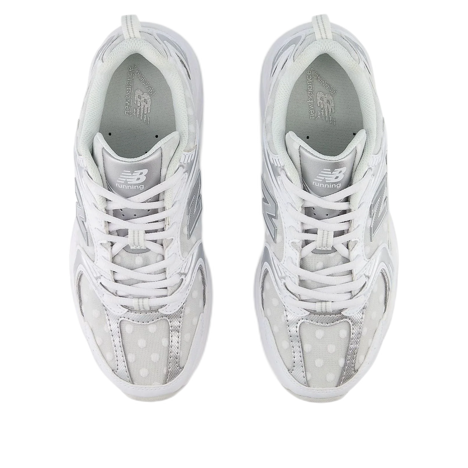 New Balance 530 White Polka Dots