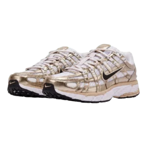 Nike P-6000 White Metallic Gold