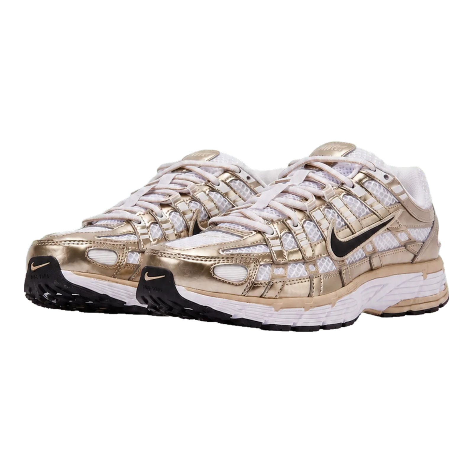 Nike P-6000 White Metallic Gold