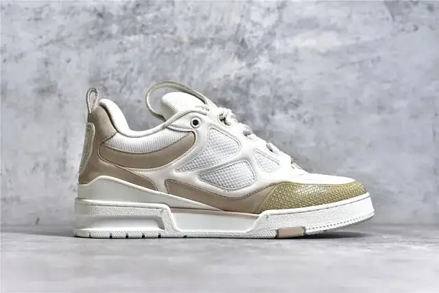 LV Skate Sneaker Beige White