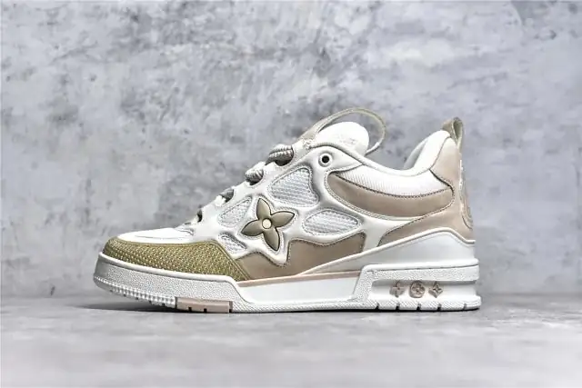 LV Skate Sneaker Beige White