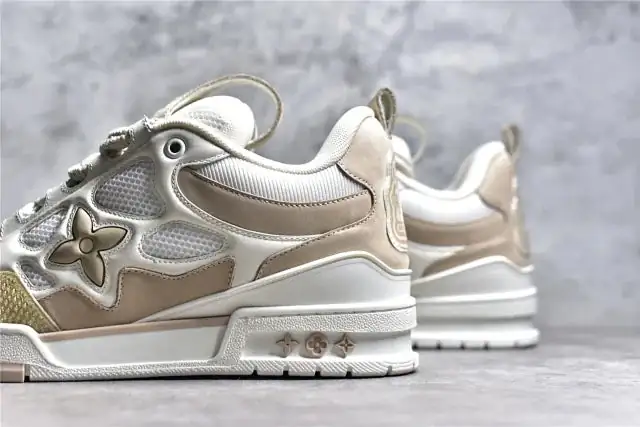 LV Skate Sneaker Beige White