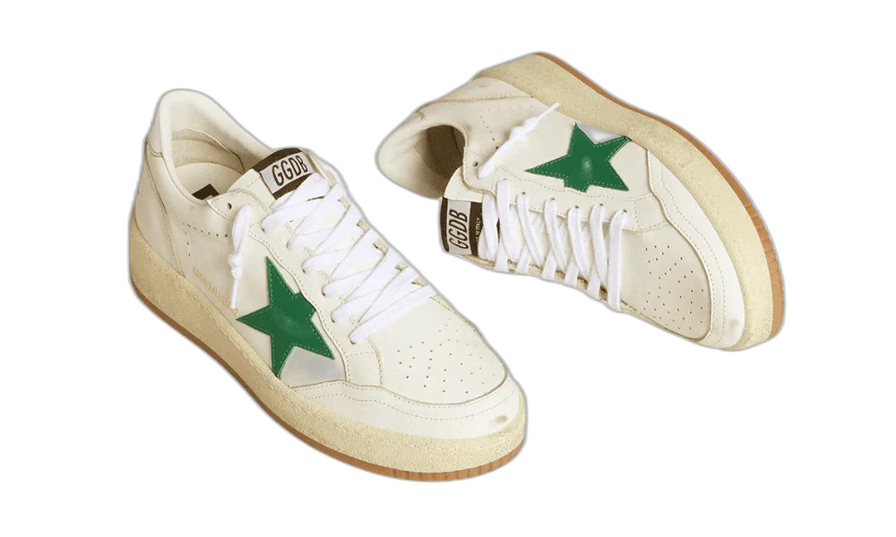Golden Goose Ball Star 2 Blanco Verde