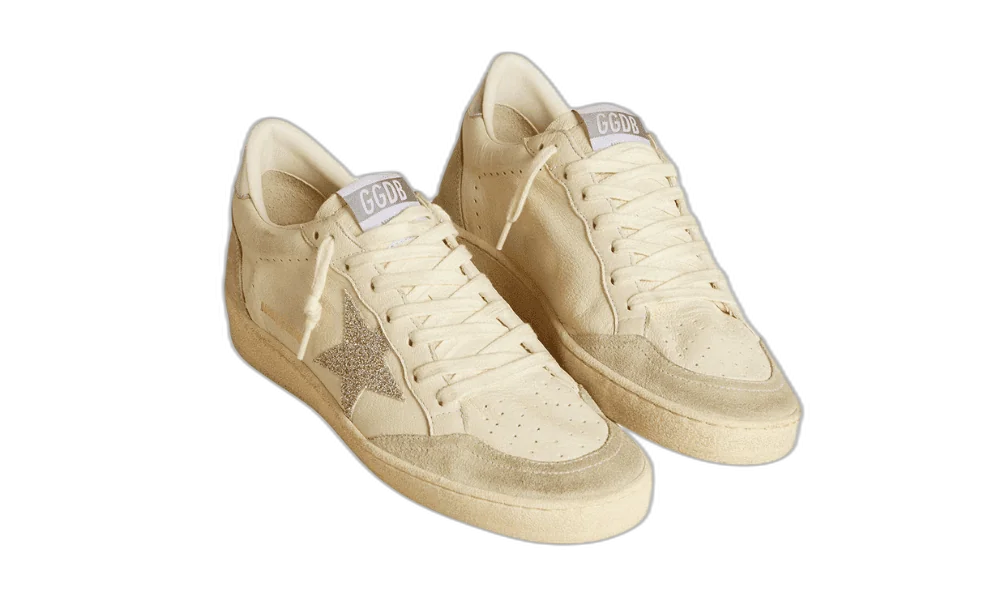 Golden Goose Ball Star Beige Estrella Brillante