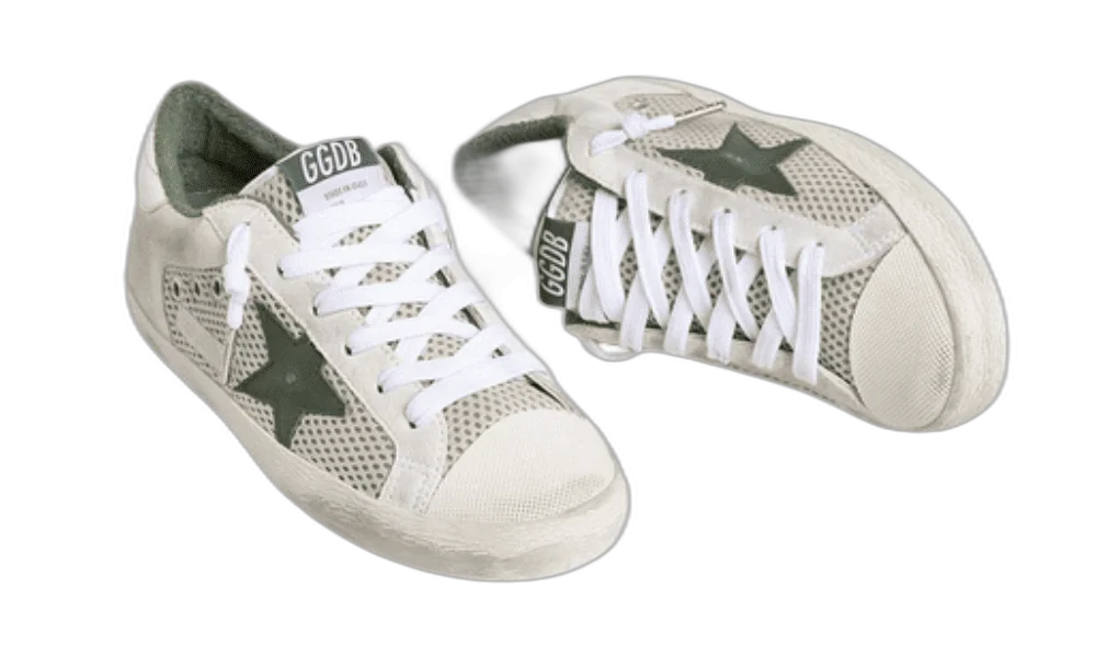 Golden Goose Super Star LTD Estrella Verde Oliva