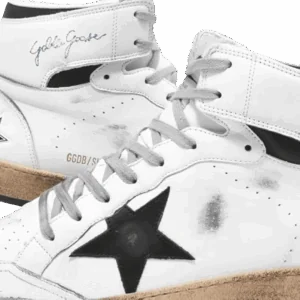Golden Goose High Blancas Estrella Negra