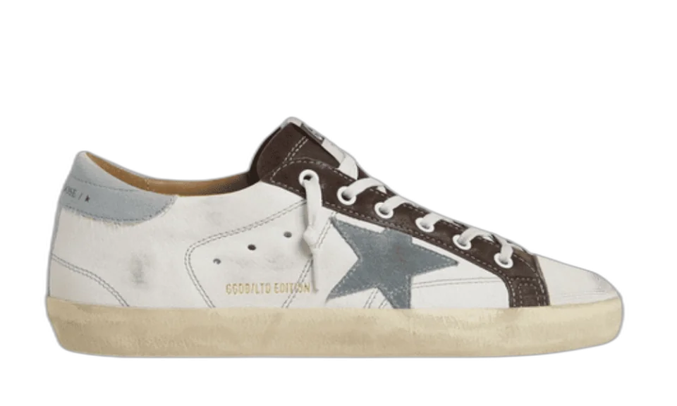 Golden Goose Super Star LTD Celeste y Negro