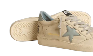 Golden Goose Ball Star Azul Celeste Metalizado