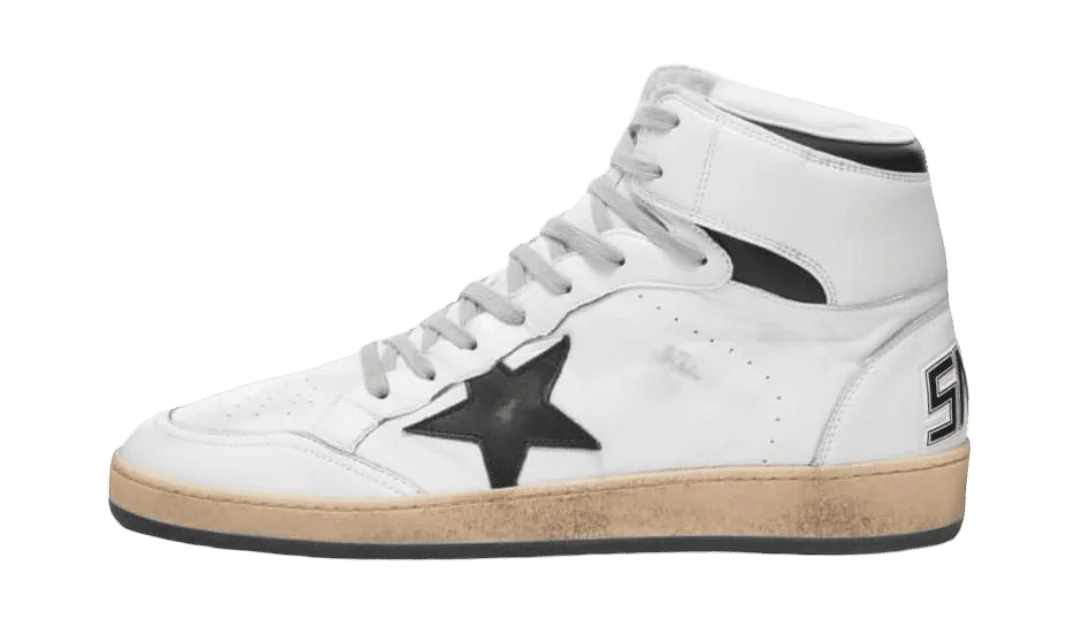 Golden Goose High Blancas Estrella Negra
